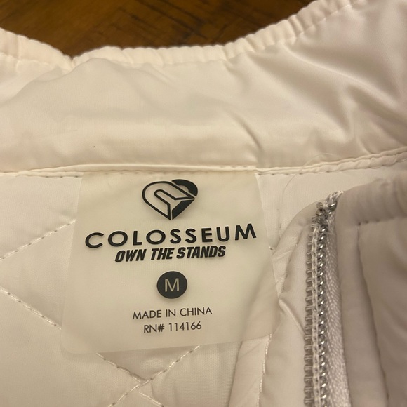 White TM Mizzou 100 % nylon vest. Never worn child went to a different college. - Picture 4 of 4